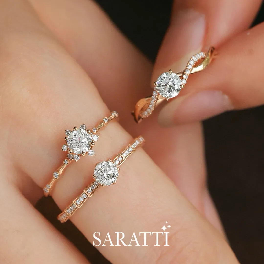 【 Amora 】Echelle d’Amour Diamond Engagement Ring
