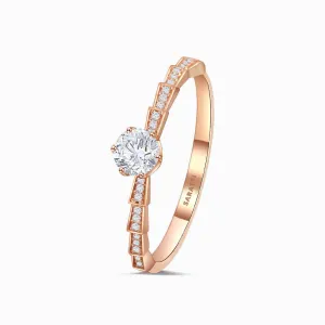 【 Amora 】Echelle d’Amour Diamond Engagement Ring