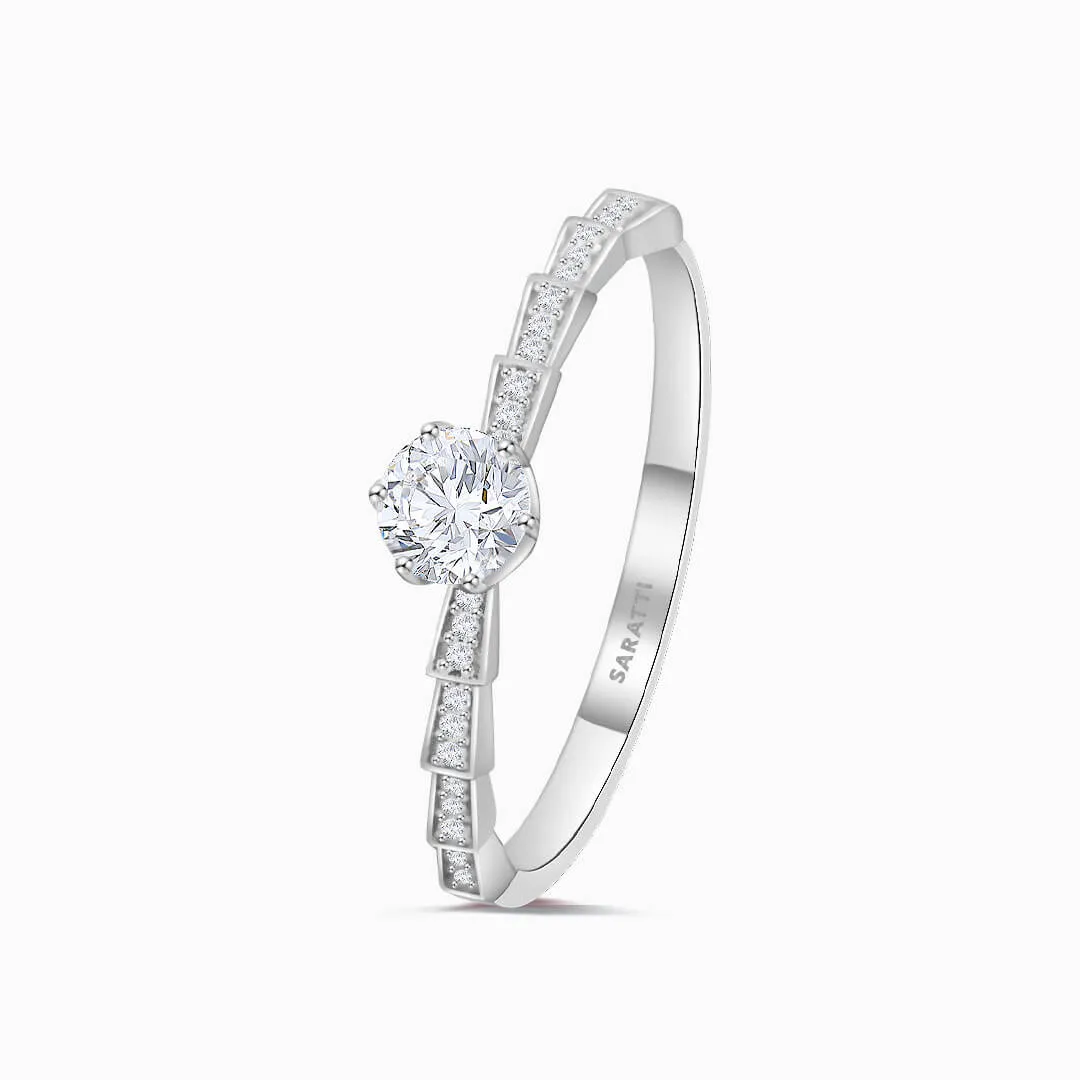 【 Amora 】Echelle d’Amour Diamond Engagement Ring