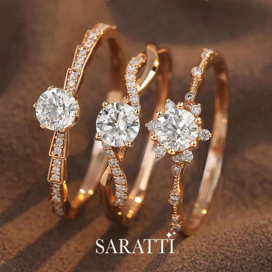 【 Amora 】Echelle d’Amour Diamond Engagement Ring