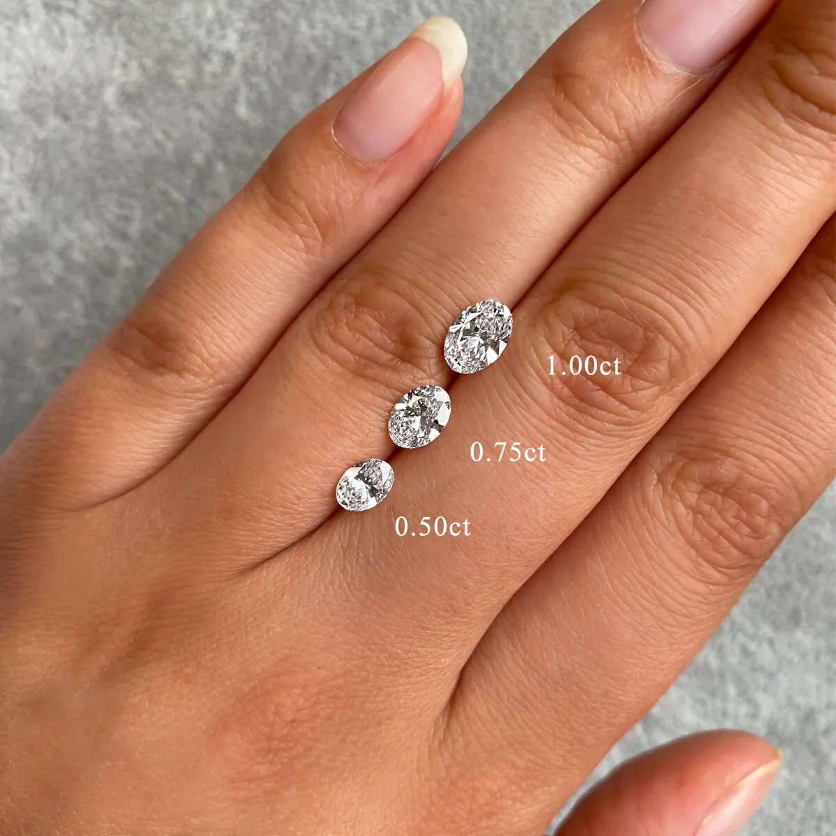 1.20ct Poppy Shoulder Set Oval Cut Diamond Solitaire Engagement Ring | 18ct White Gold