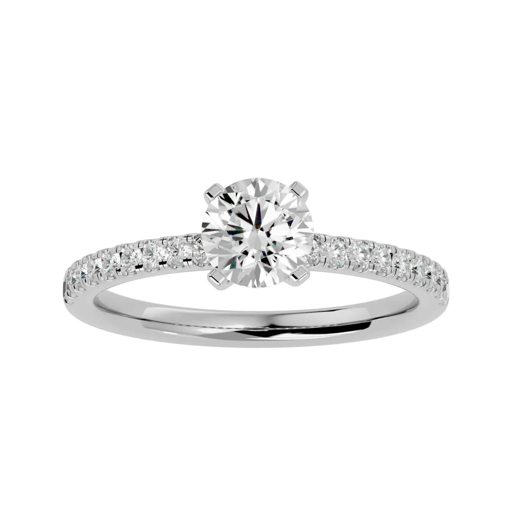1.23ct Simple Solitaire Diamond Engagement Ring
