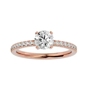 1.23ct Simple Solitaire Diamond Engagement Ring