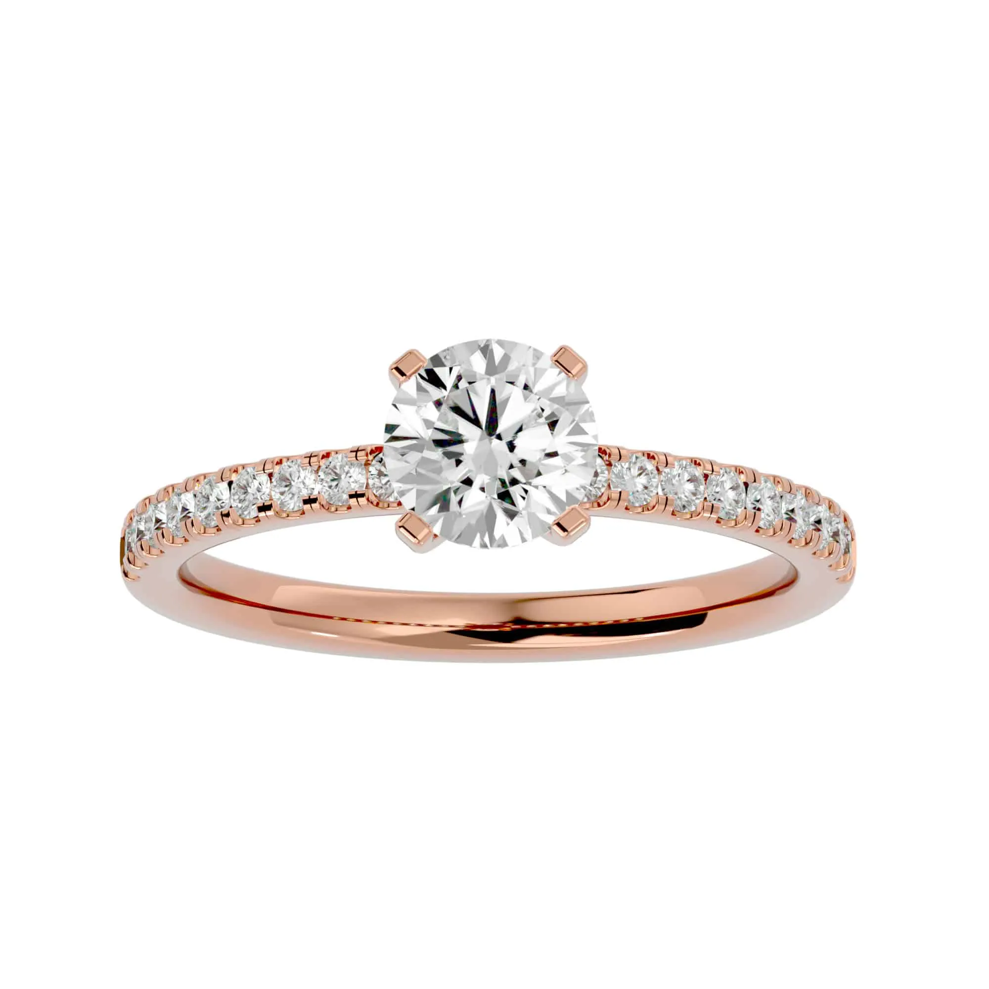 1.23ct Simple Solitaire Diamond Engagement Ring