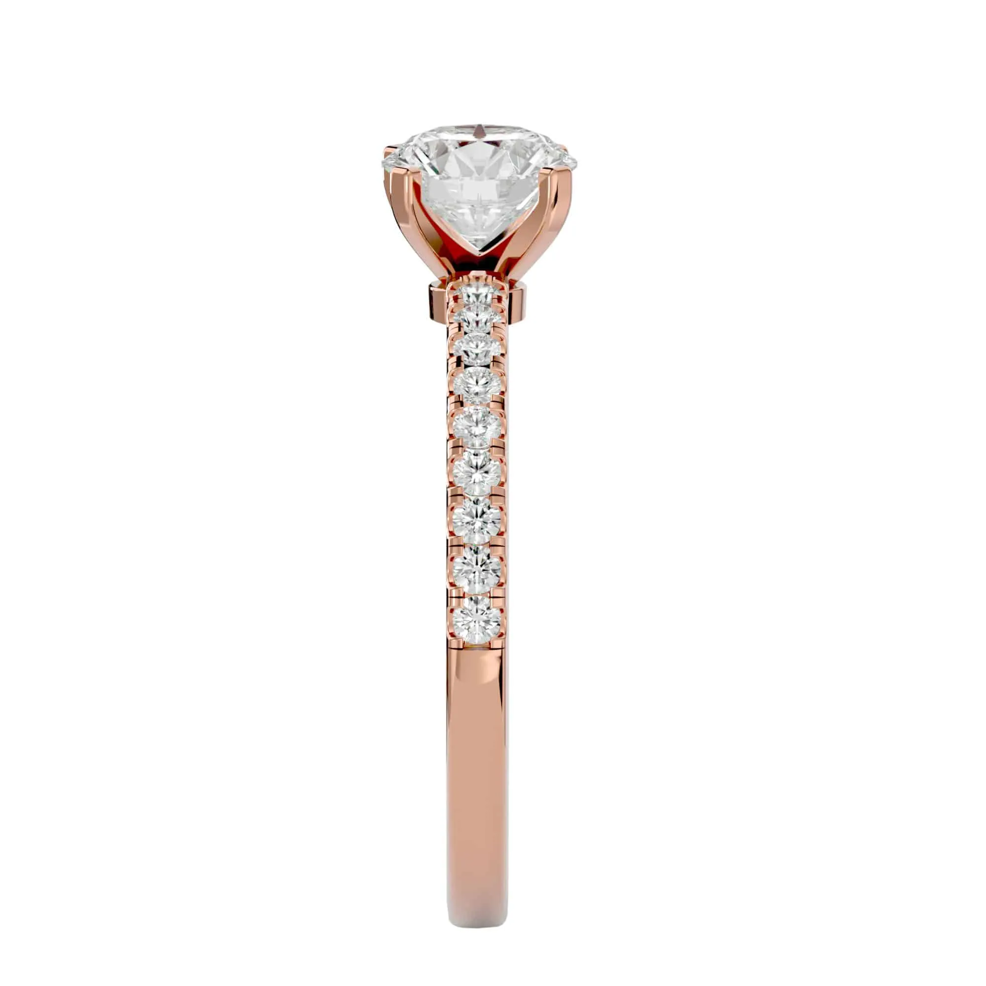 1.23ct Simple Solitaire Diamond Engagement Ring