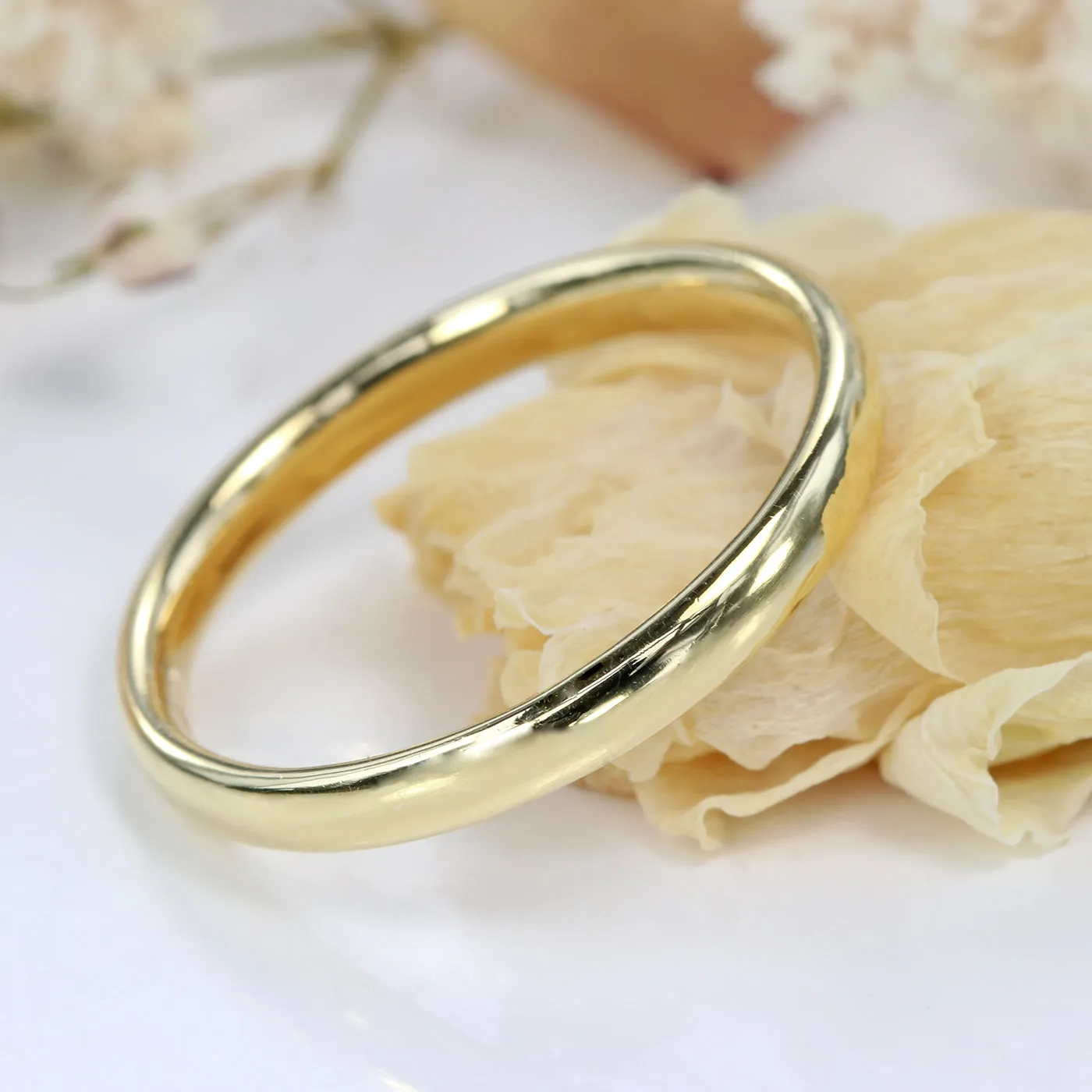 18ct Gold 2.5mm Comfort Fit Wedding Ring