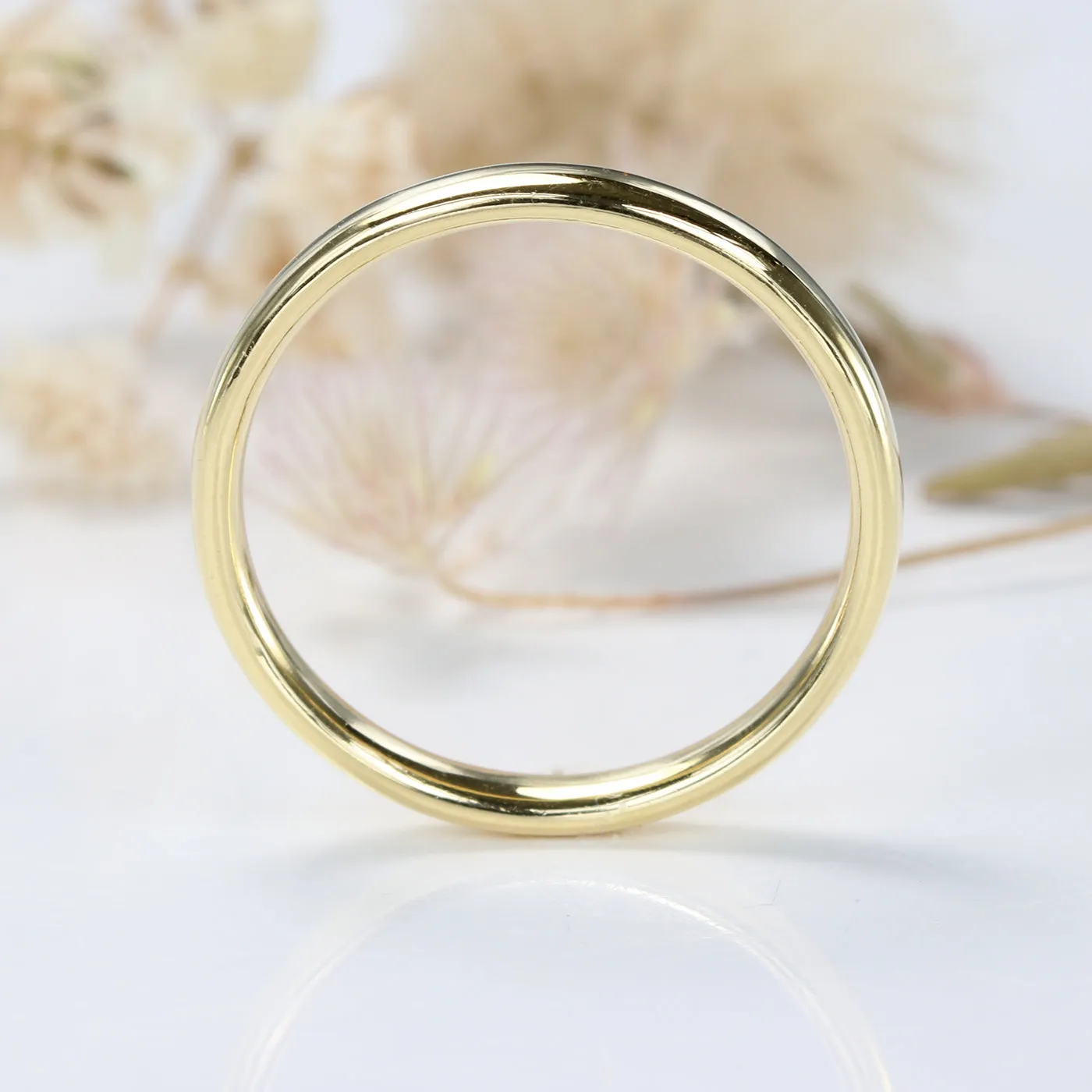 18ct Gold 2.5mm Comfort Fit Wedding Ring