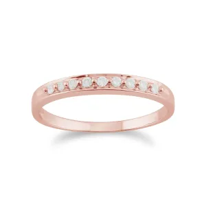 9 karat Rose Gold Diamant Ringe