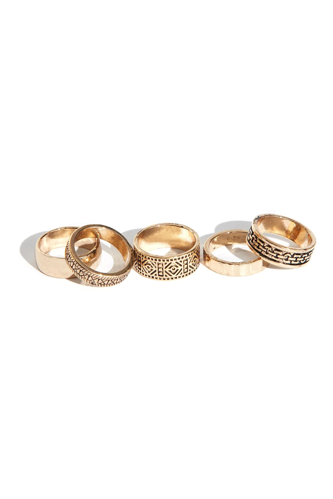 Available Options Ring Set - Gold