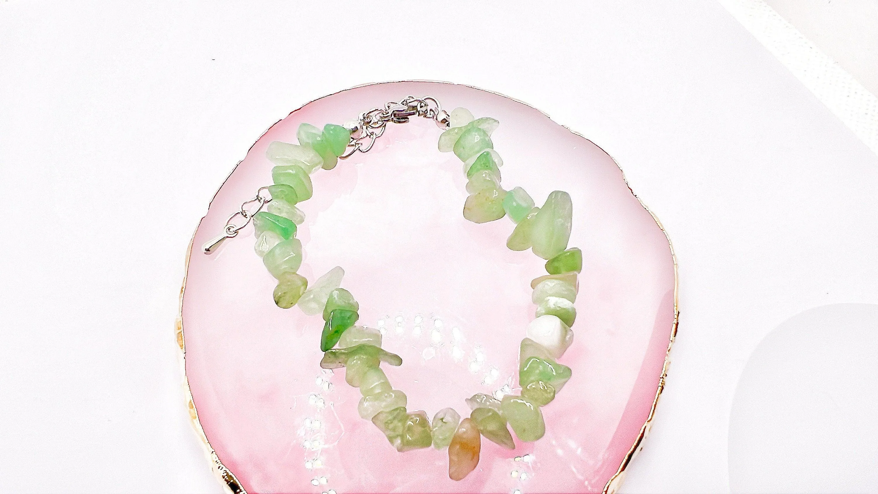 Aventurine Crystal Raw Chip Bracelets