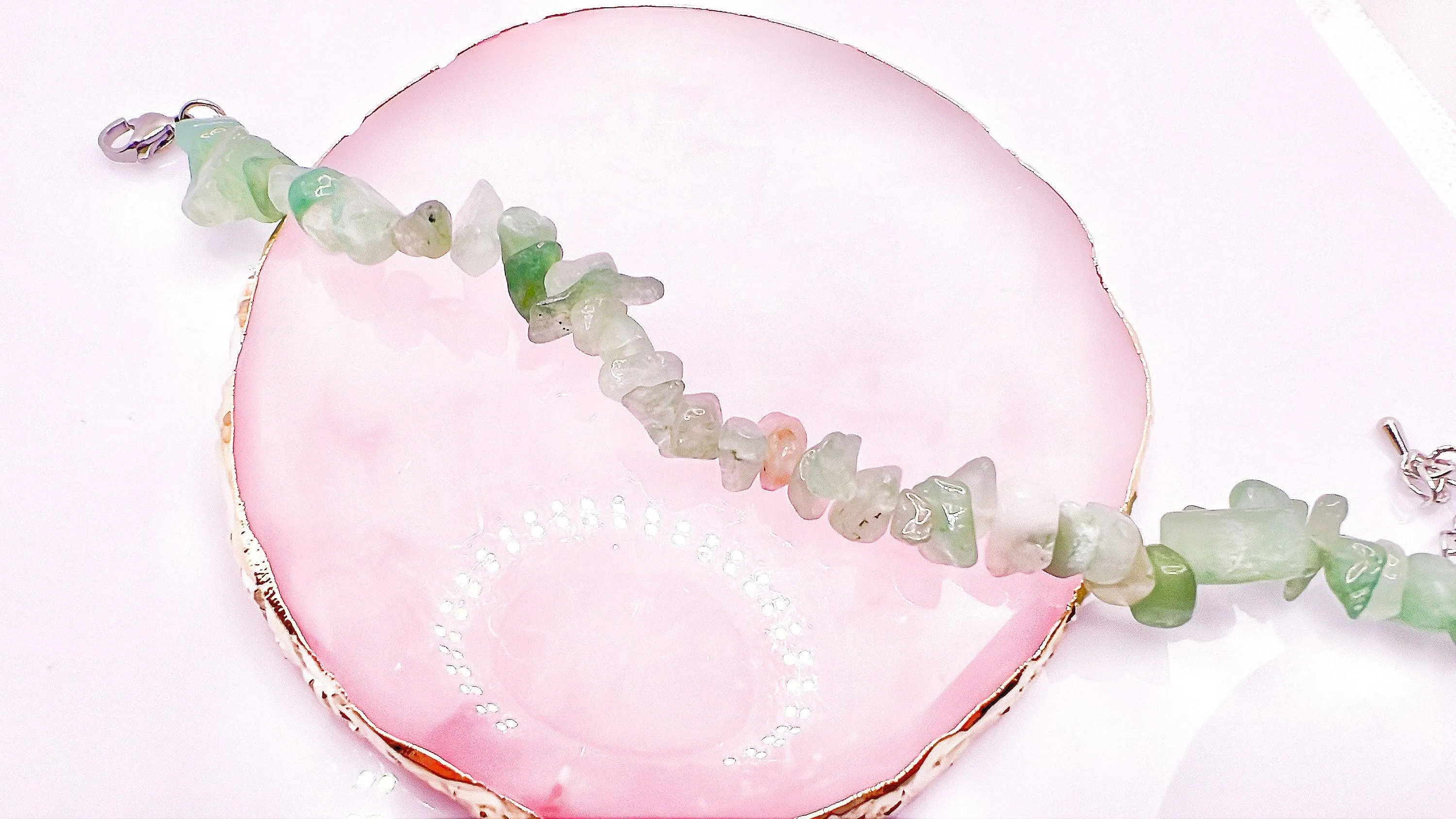 Aventurine Crystal Raw Chip Bracelets