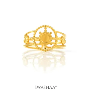 Aza 18K Gold Plated Ring