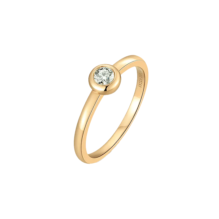 Bezel ring 0.3ct