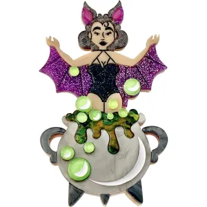Brewtiful Ghoul Brooch by Lipstick & Chrome