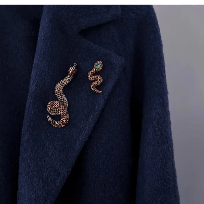 Casual Glam Pin Snake Alloy Rhinestones Unisex Brooches