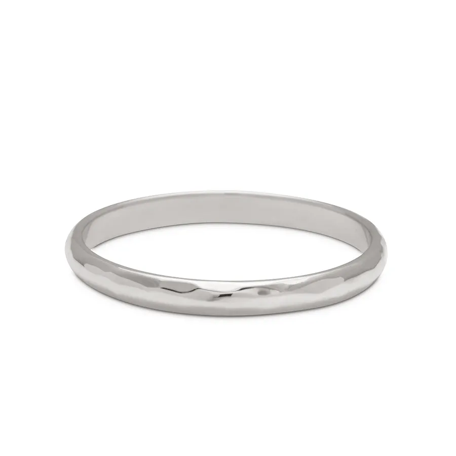 Classic Half Round Band - 14k Gold, 2mm