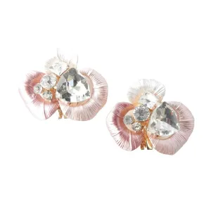 Crystal shoe clips