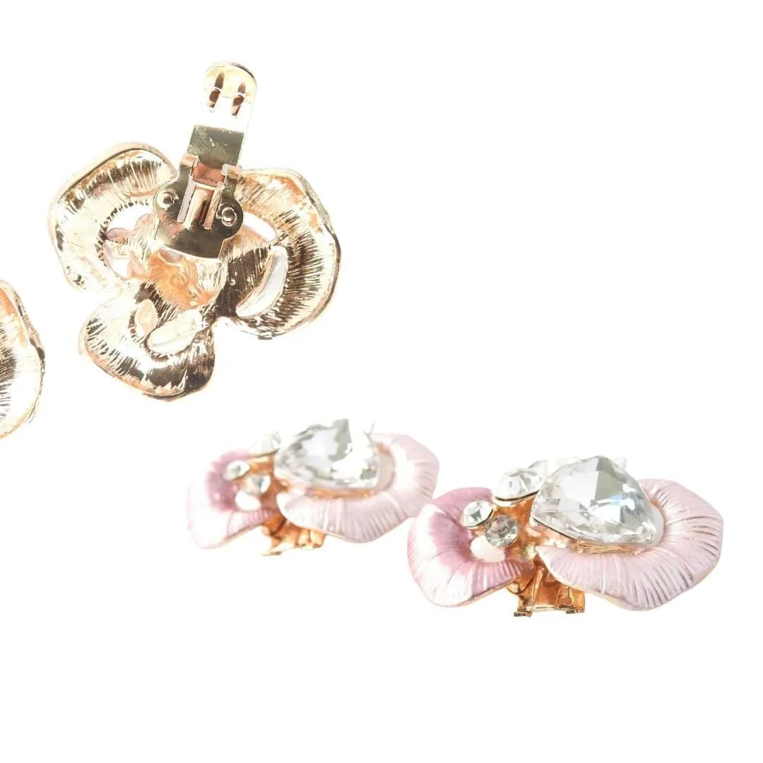 Crystal shoe clips