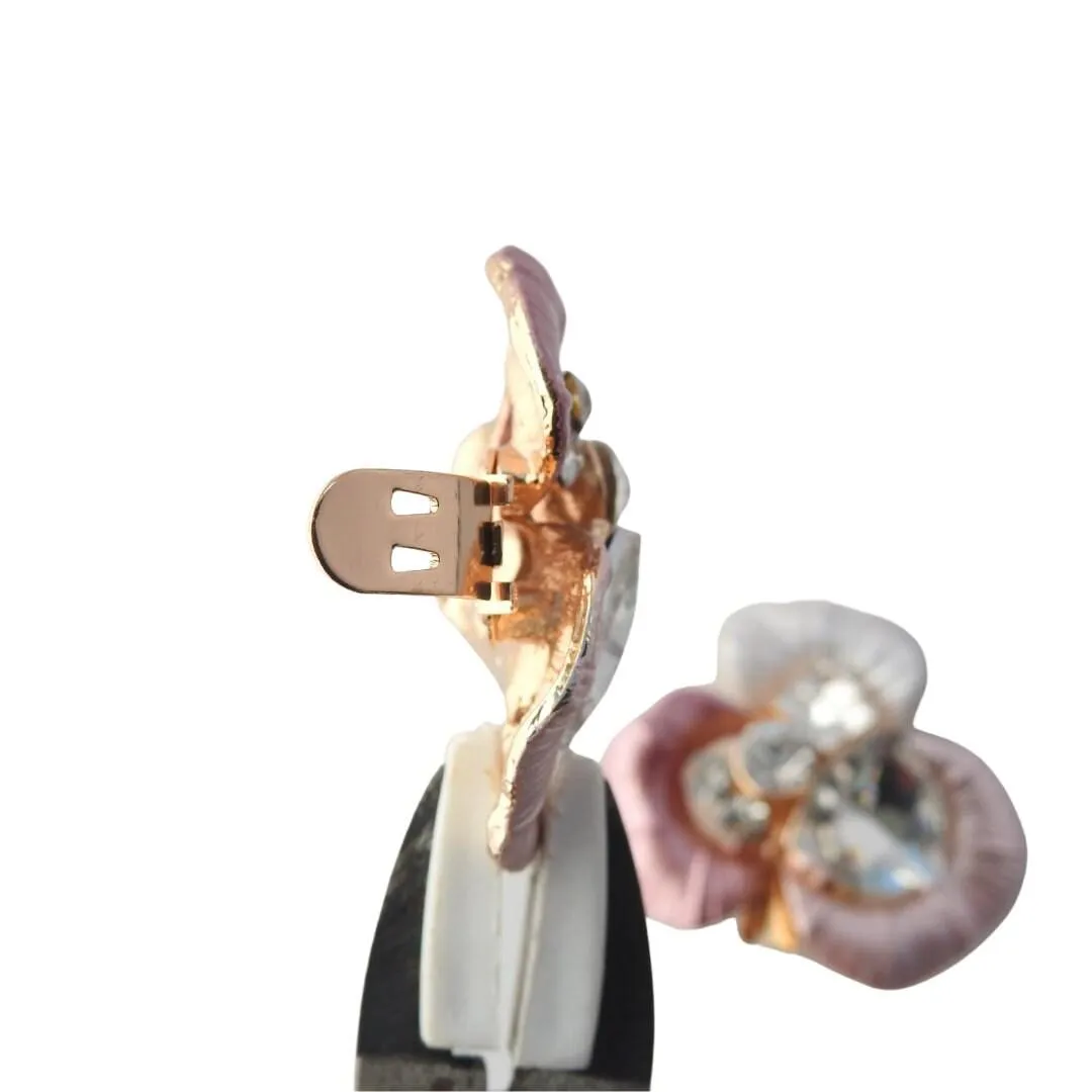 Crystal shoe clips
