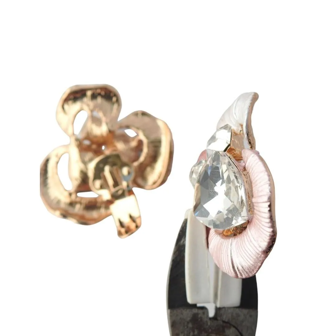 Crystal shoe clips