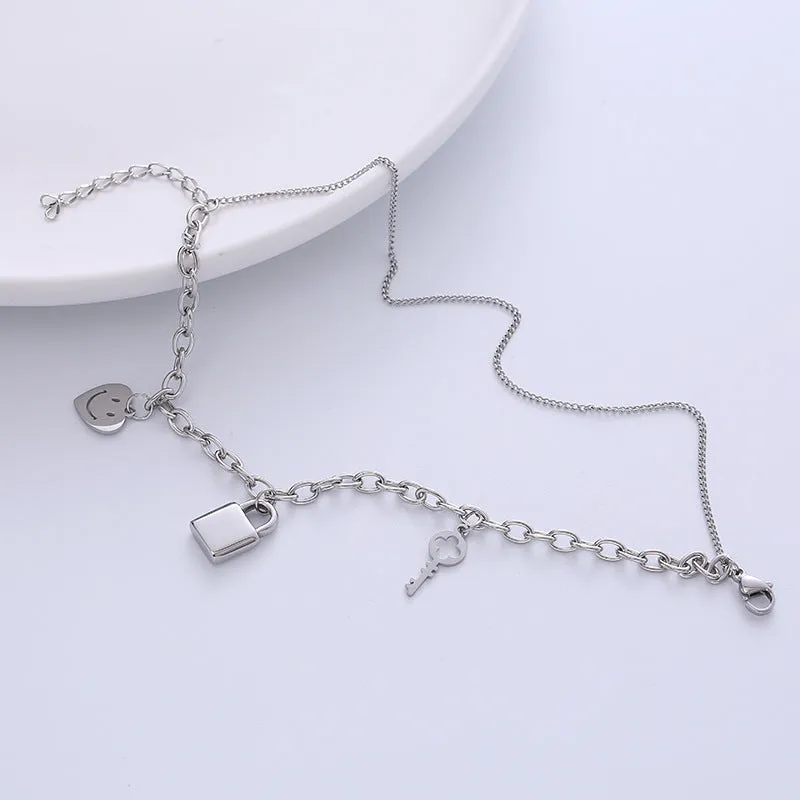 Cute & Edgy Women Cloud Star Titanium Steel Bracelets