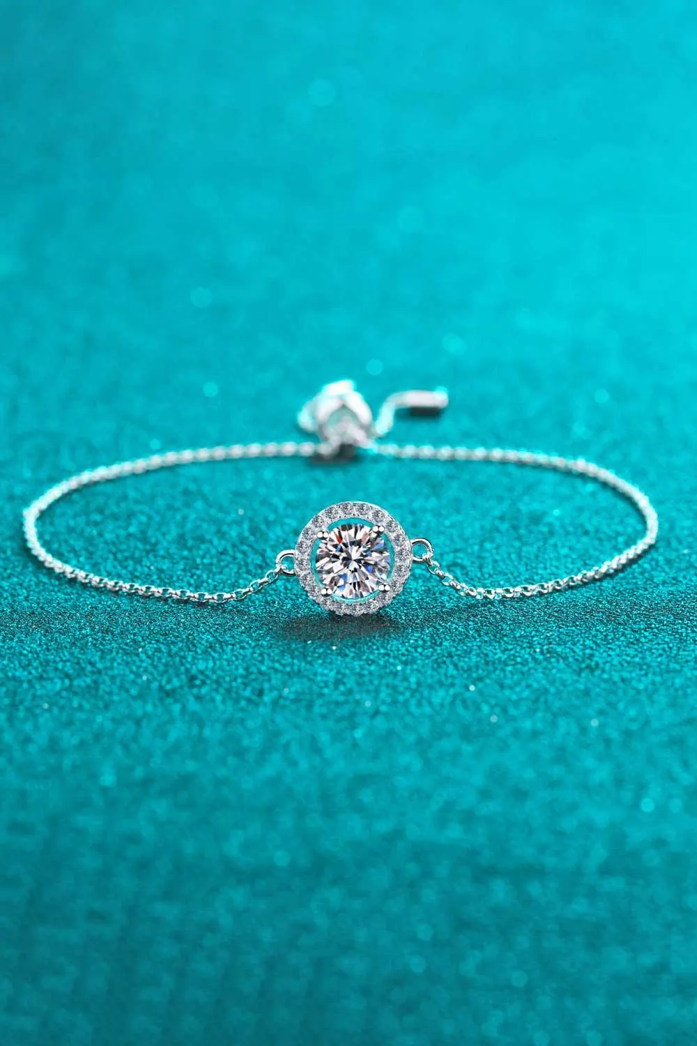 Elegant Lab-Grown Diamond Sterling Silver Bracelet with Authenticity Certificate and Warranty