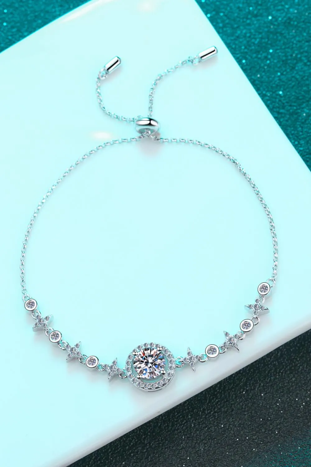 Elegant Lab-Grown Diamond Sterling Silver Bracelet with Authenticity Certificate and Warranty