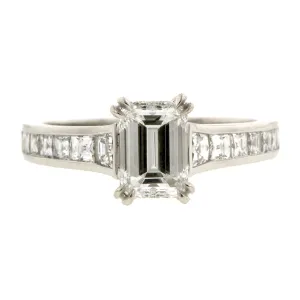 Emerald Cut Engagement Ring
