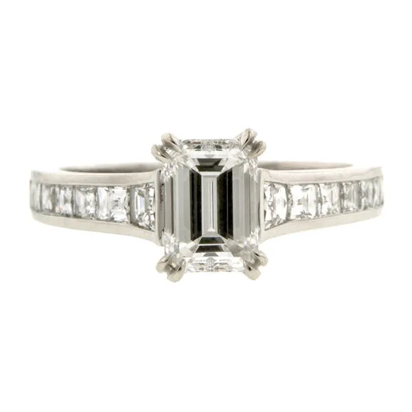 Emerald Cut Engagement Ring