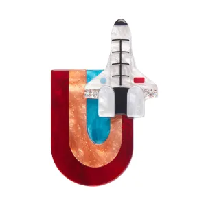 Erstwilder Mission To The Moon Brooch