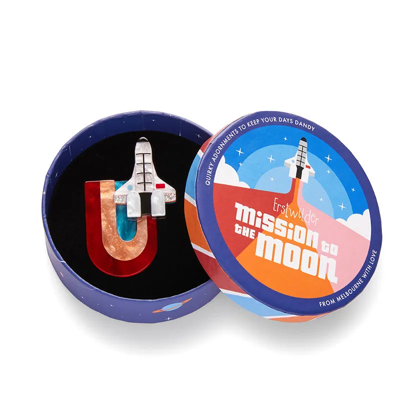 Erstwilder Mission To The Moon Brooch