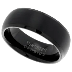 EXQUISITE MEN'S 8MM TUNGSTEN WEDDING RING
