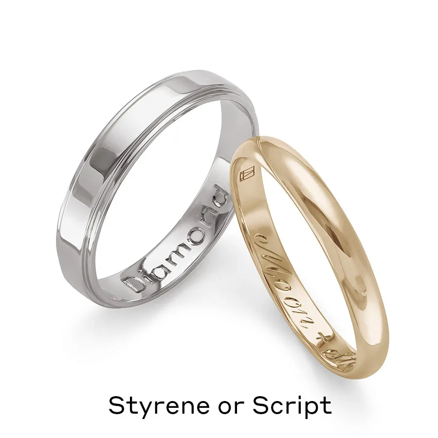 Flat Band - 14k Gold, 4mm