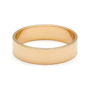 Flat Band - 14k Gold, 5mm
