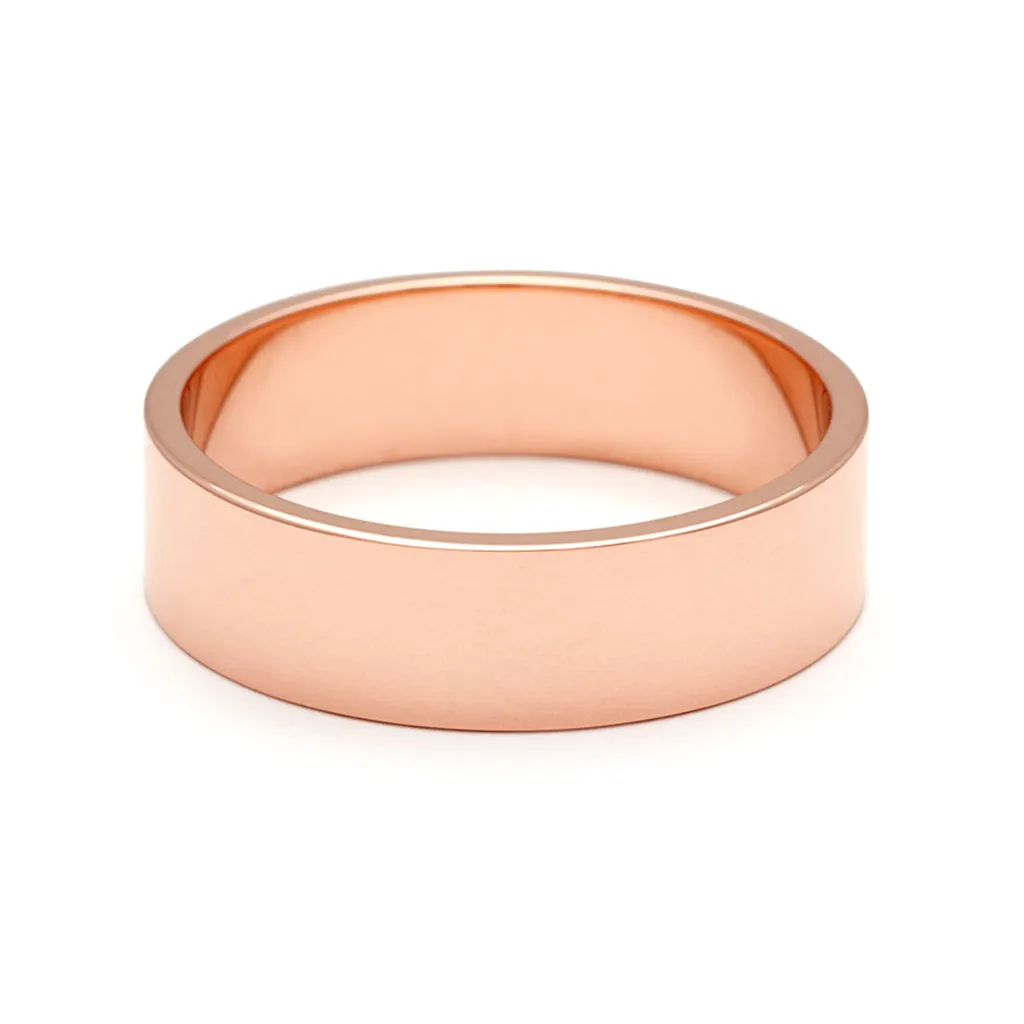 Flat Band - 14k Gold, 5mm