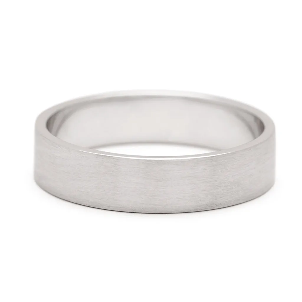 Flat Band - 14k Gold, 5mm