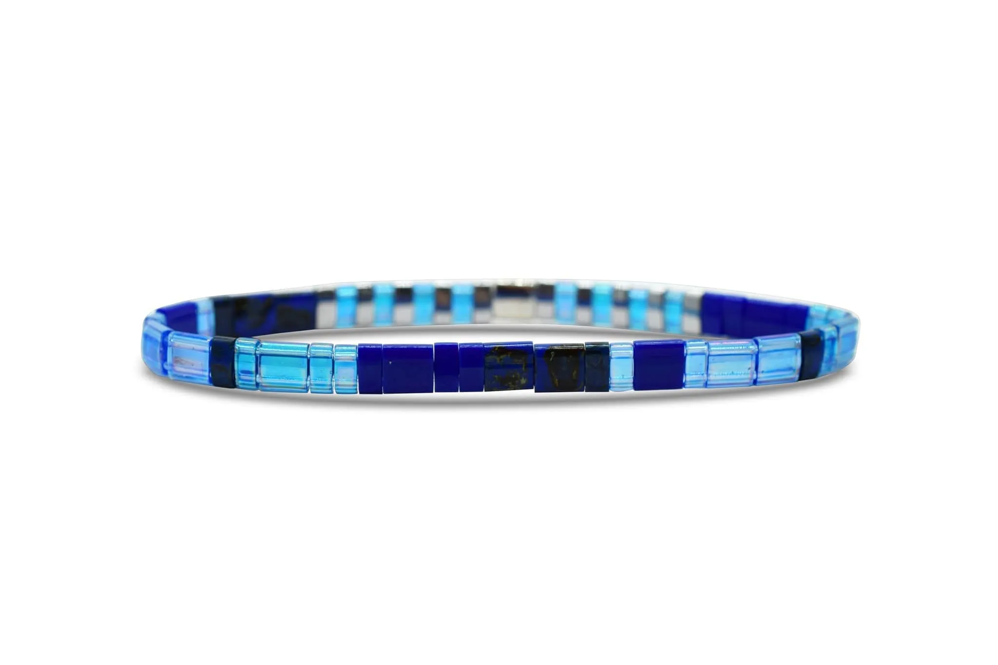 Get Well - Morse Code Tila Beaded Bracelet