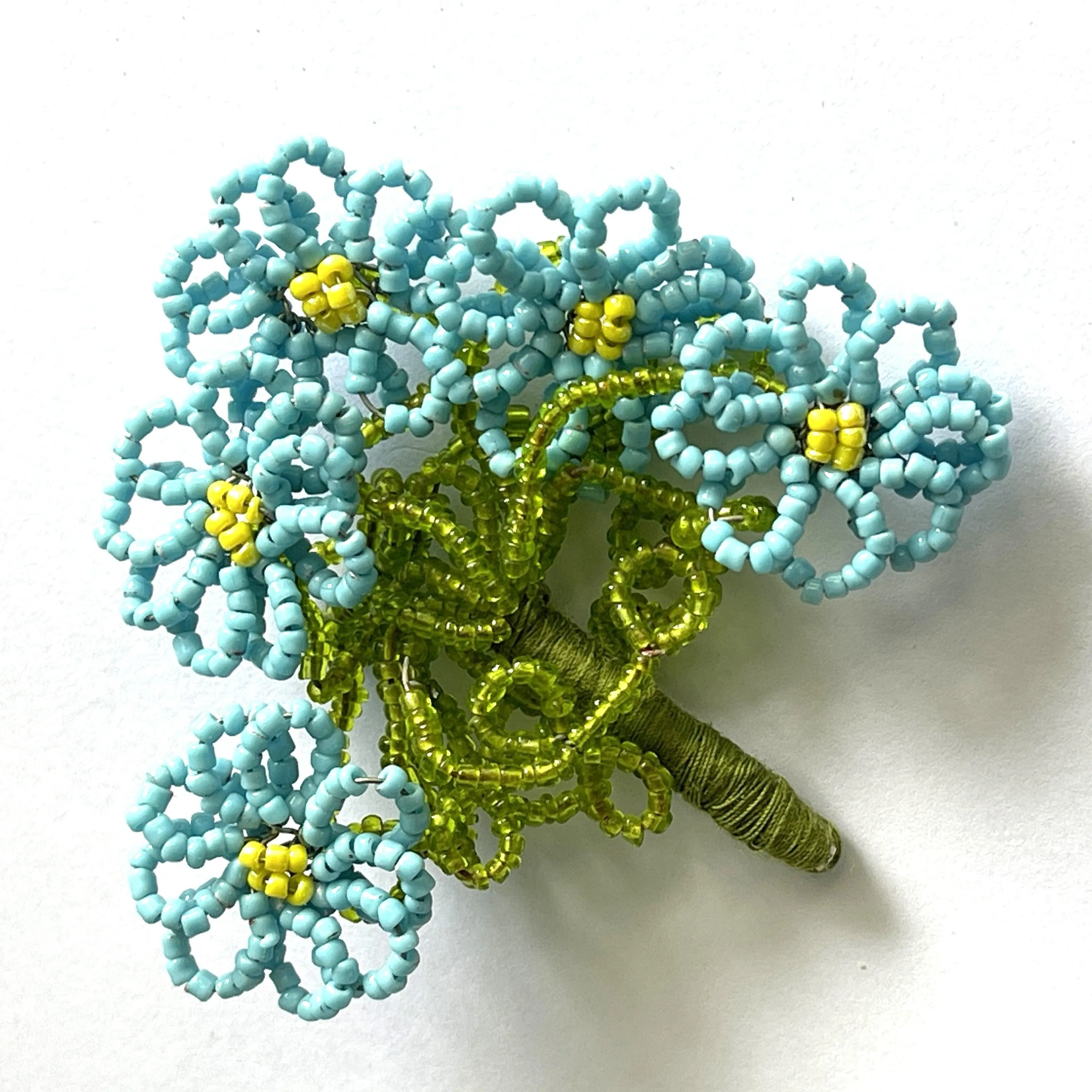 Hand made Vintage Style Flower Brooch