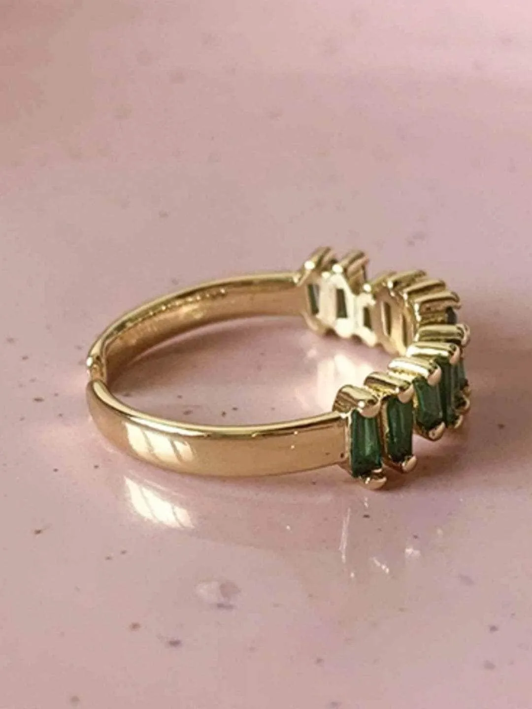Jade Sparkle Ring
