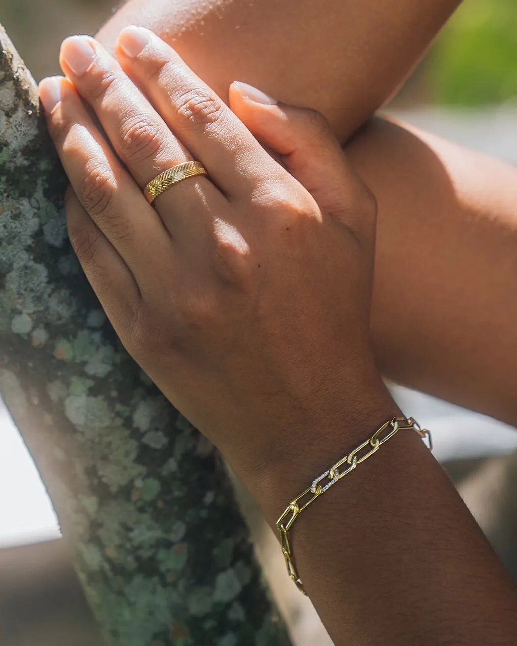Kinslee CZ Chain Bracelet