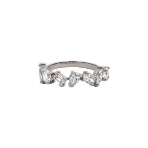 Lab Grown Diamond 7 Stone Multi-Shape Band