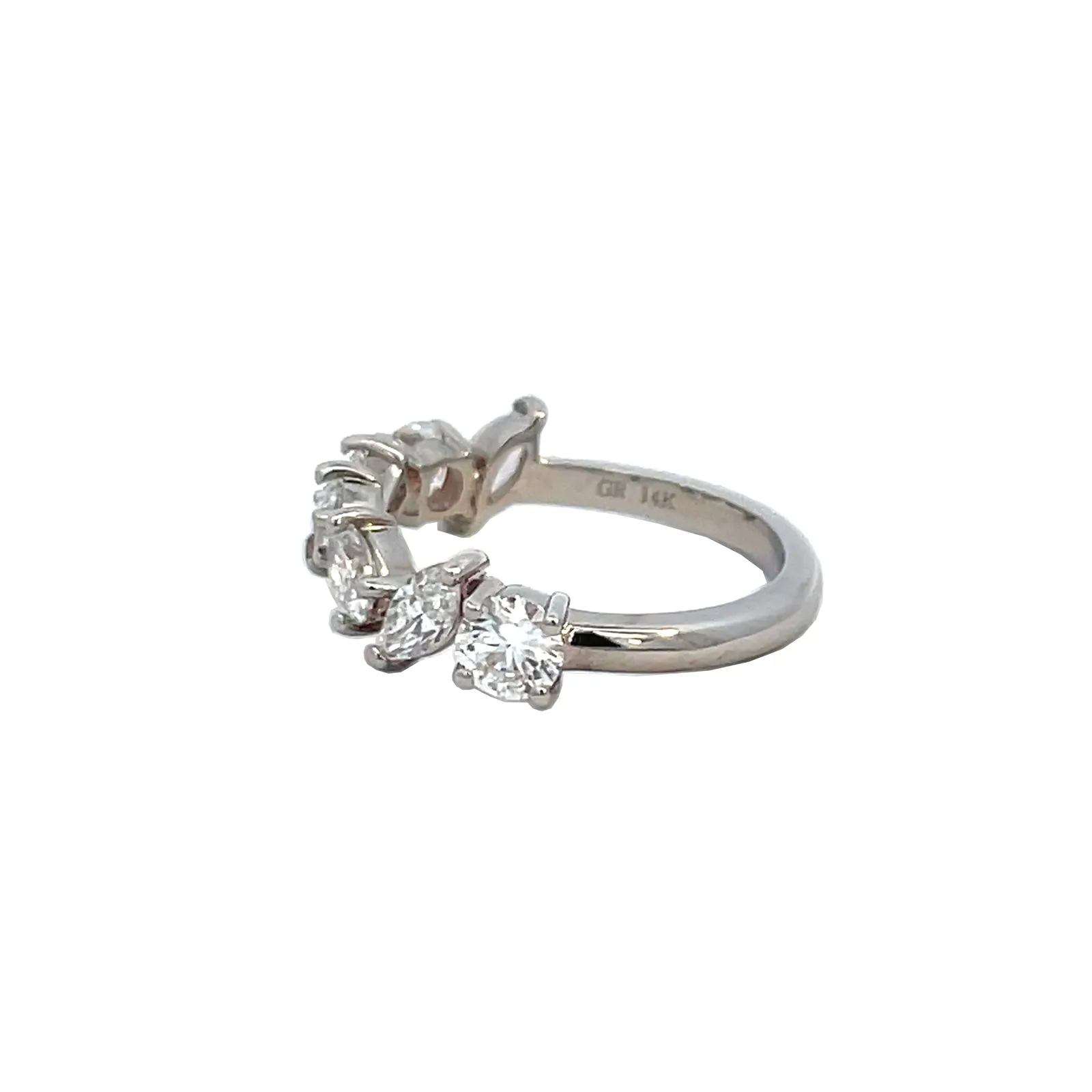Lab Grown Diamond 7 Stone Multi-Shape Band