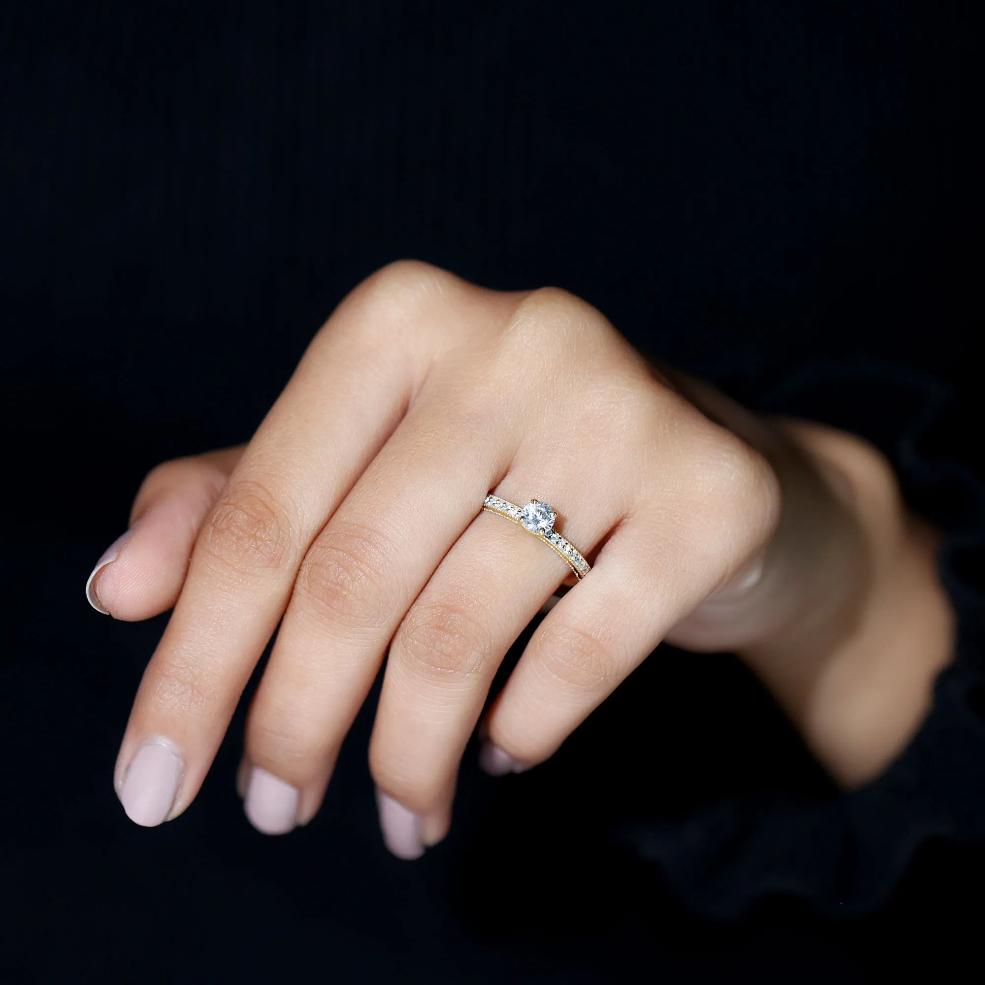 Lab Grown Diamond Solitaire Engagement Ring