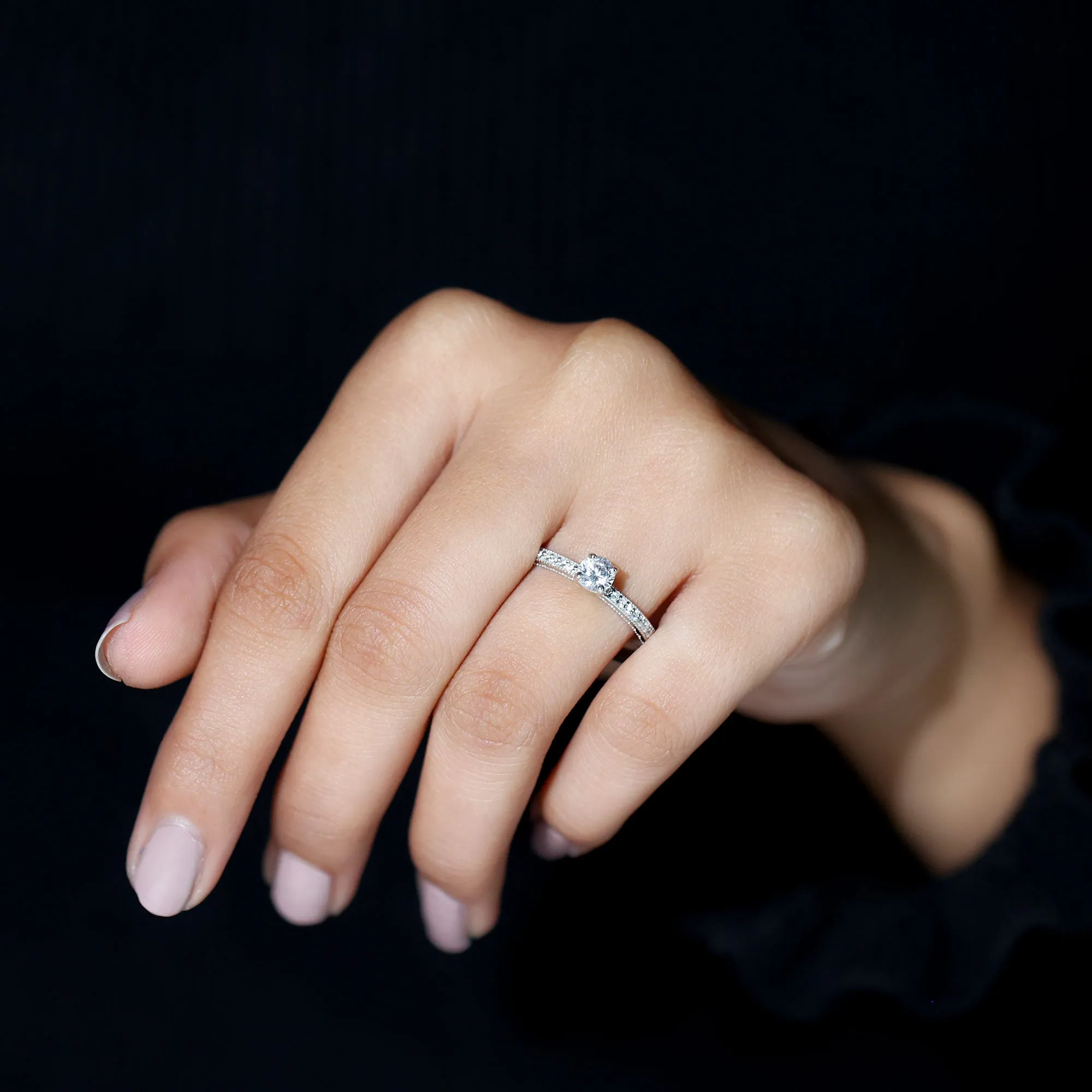 Lab Grown Diamond Solitaire Engagement Ring