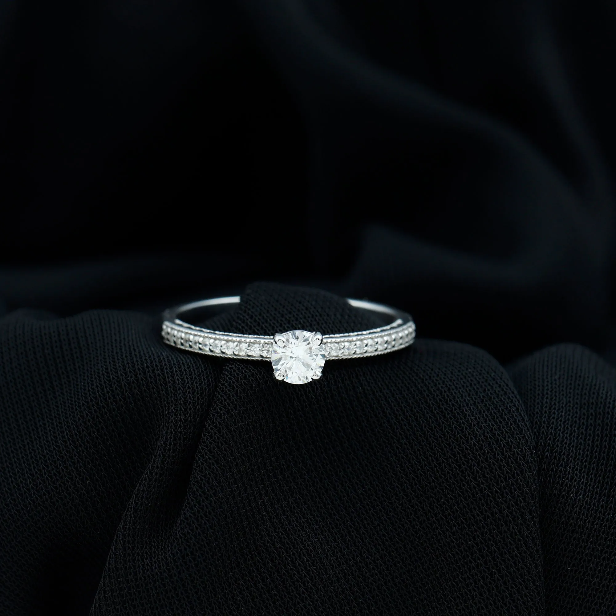 Lab Grown Diamond Solitaire Engagement Ring