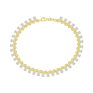 Lab Grown Oval Diamond Dangle Bracelet