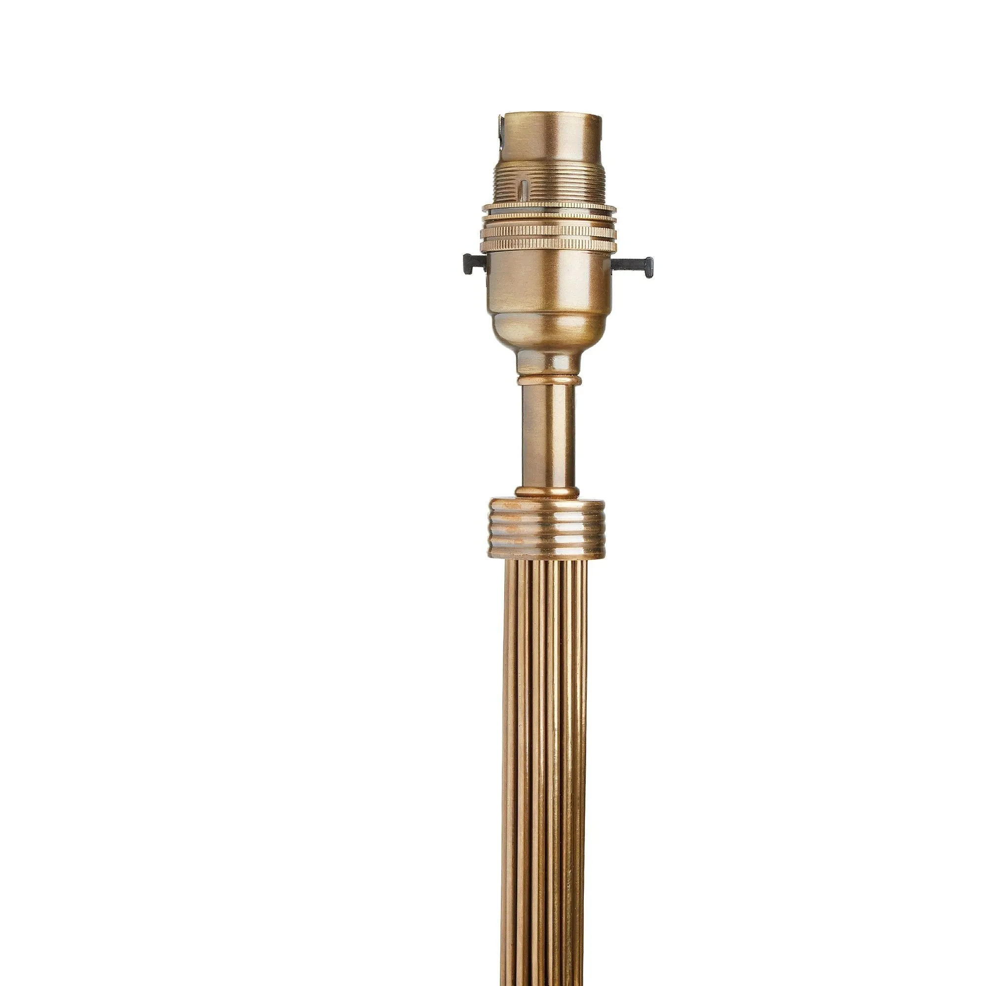 Larger Wrappling table lamp in antique brass