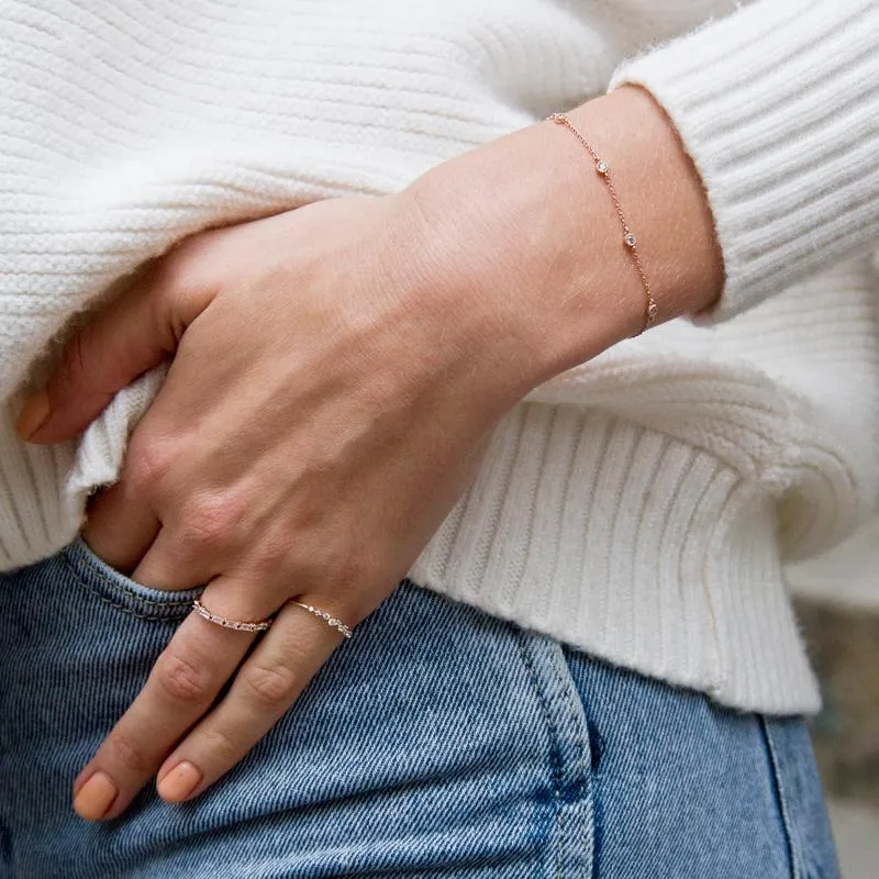 Leda Ring in Rose Gold