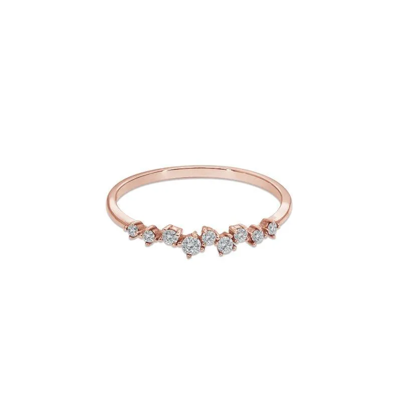 Leda Ring in Rose Gold