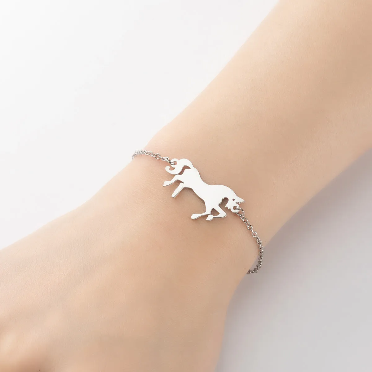 Light Luxury Animal Bracelet Ins Butterfly Bird Crown Lion